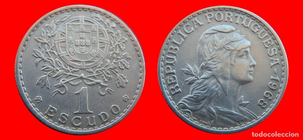 Monete antiche di Europa: 1 ESCUDO 1968 PORTUGAL-156700