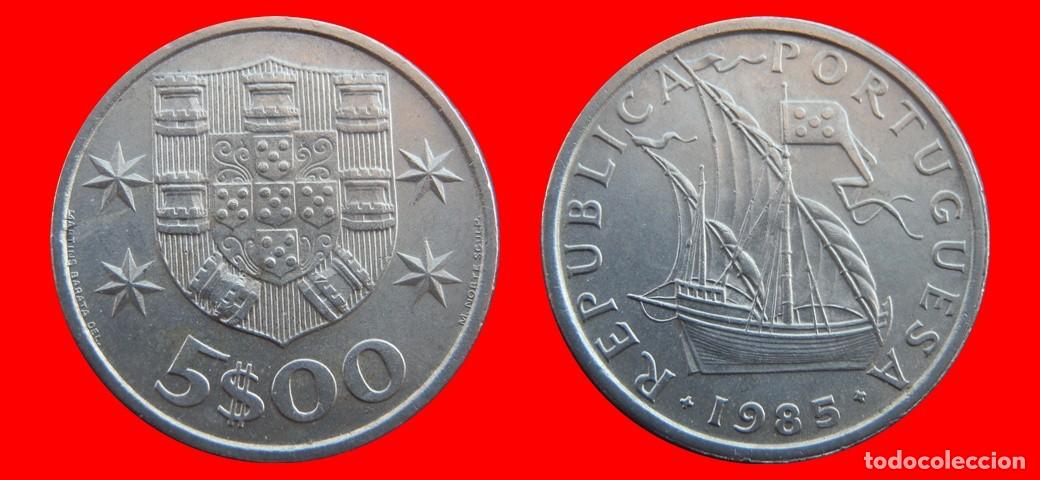 Monete antiche di Europa: 5 ESCUDOS 1985 PORTUGAL-156714