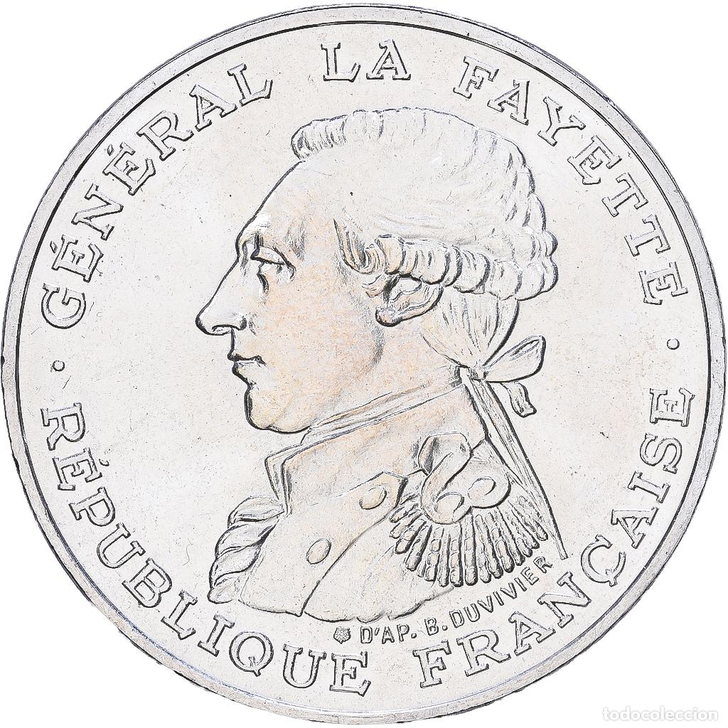 Monete antiche di Europa: [#1547778] Francia, 100 Francs, La Fayette, 1987, MDP, Pi&eacute;fort, BU, Plata, EBC+