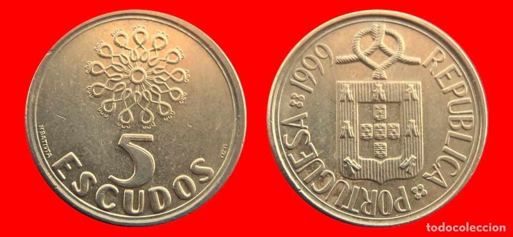 Monete antiche di Europa: 5 ESCUDOS 1999 PORTUGAL-156716