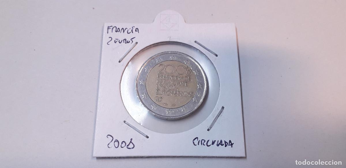 Monete antiche di Europa: 003842NUM-X0084-Francia 2 &euro; -2008 - Presidencia francesa del Consejo de la Uni&oacute;n Europea -encartonad