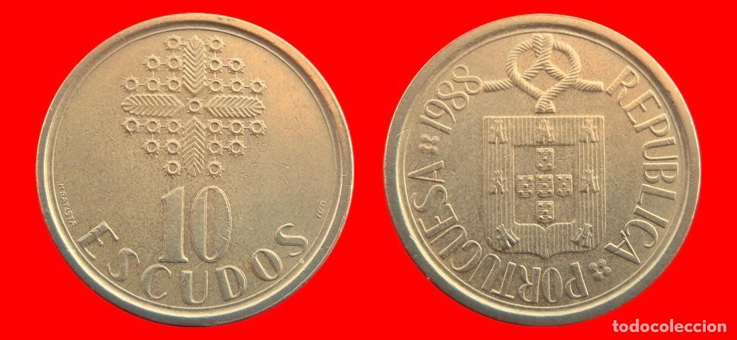 Monete antiche di Europa: 10 ESCUDOS 1988 PORTUGAL-156717