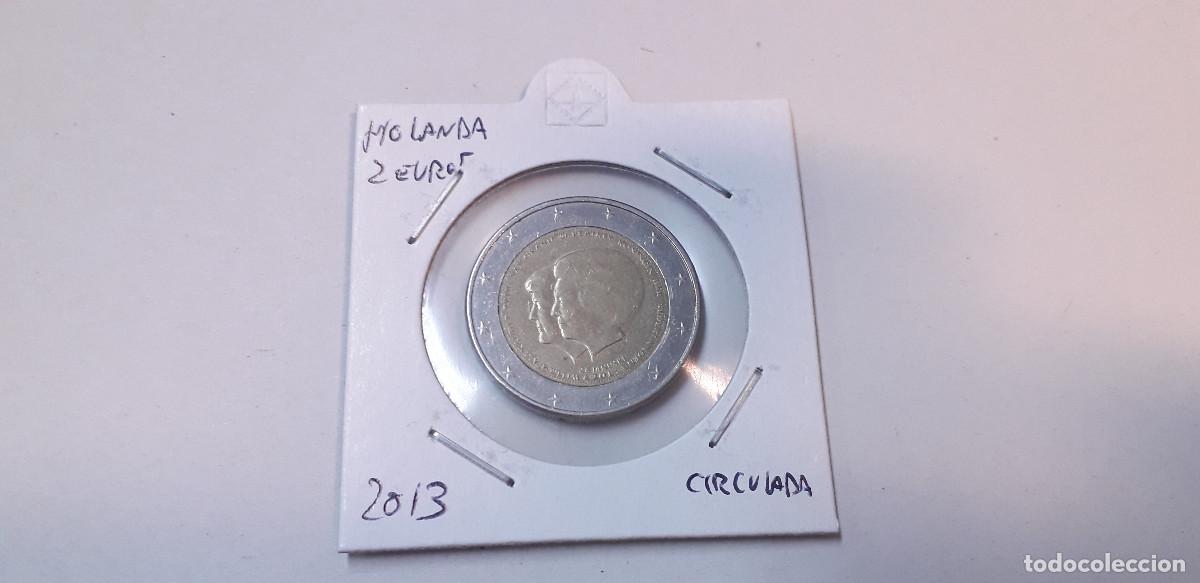 Monete antiche di Europa: 003844NUM-X0086-Paises Bajos 2 &euro; -2013 - abdicaci&oacute;n reina Beatriz -encartonada