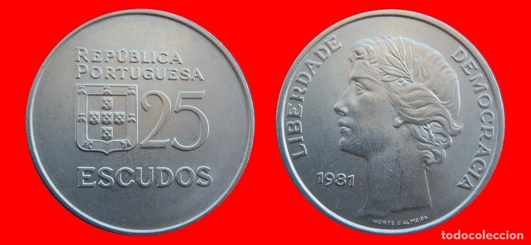 Monete antiche di Europa: 25 ESCUDOS 1981 PORTUGAL-156720