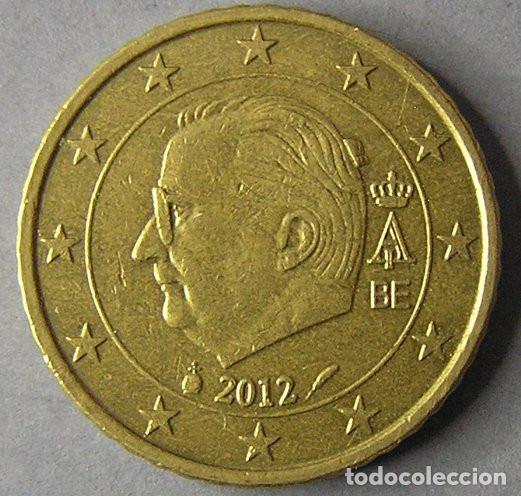 Monnaies anciennes de Europe: BELGICA - 50 CENTIMOS 2012 - VARIANTE CU&Ntilde;O PICADO EN ANVERSO