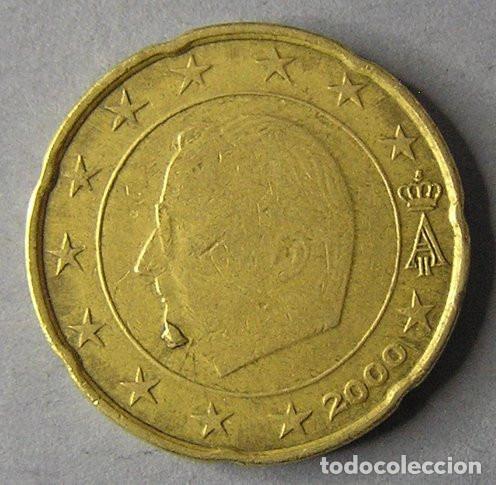 Monnaies anciennes de Europe: BELGICA - 20 CENTIMOS 2000 - VARIANTE CU&Ntilde;O PICADO EN ANVERSO
