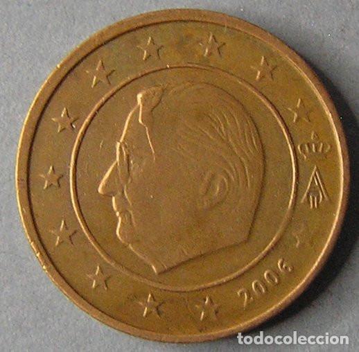 Moedas antigas da Europa: BELGICA - 2 CENTIMOS 2006 - VARIANTE EXCESO DE METAL EN EL BUSTO