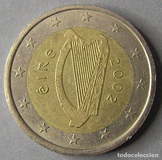 Alte M&uuml;nzen aus Europa: IRLANDA - MONEDA FALSA DE 2 EUROS DEL A&Ntilde;O 2002
