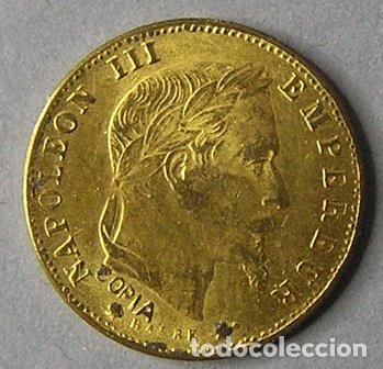 Alte M&uuml;nzen aus Europa: FRANCIA - FICHA REPRODUCCION 5 FRANCS 1865 DE NAPOLEON III
