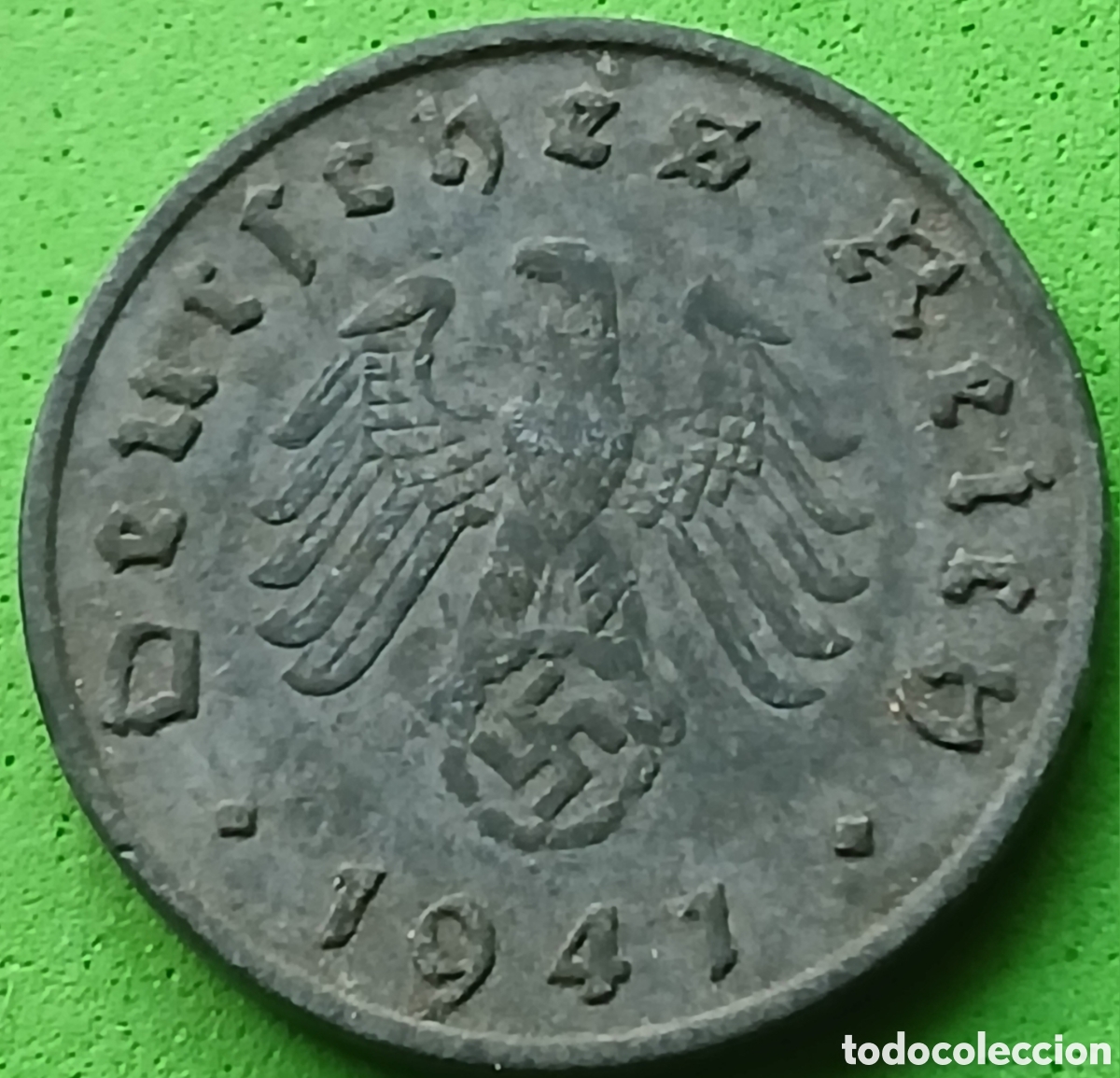 Monnaies anciennes de Europe: Alemania Tercer Reich 10 reichspfennig 1941 G km#101