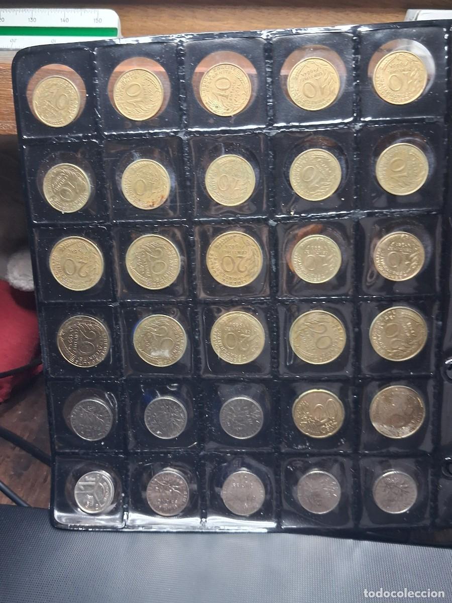 Alte M&uuml;nzen aus Europa: Monedas de Francia 5 ct,10 ct,20 ct y 1/2 franco
