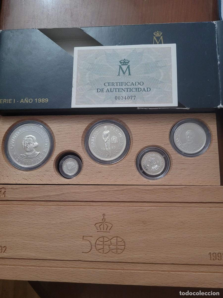 Alte M&uuml;nzen aus Europa: Monedas serie I 1989 500&ordm; aniversario Descubrimiento de Am&eacute;rica Espa&ntilde;a PLATA FLOR DE CU&Ntilde;O