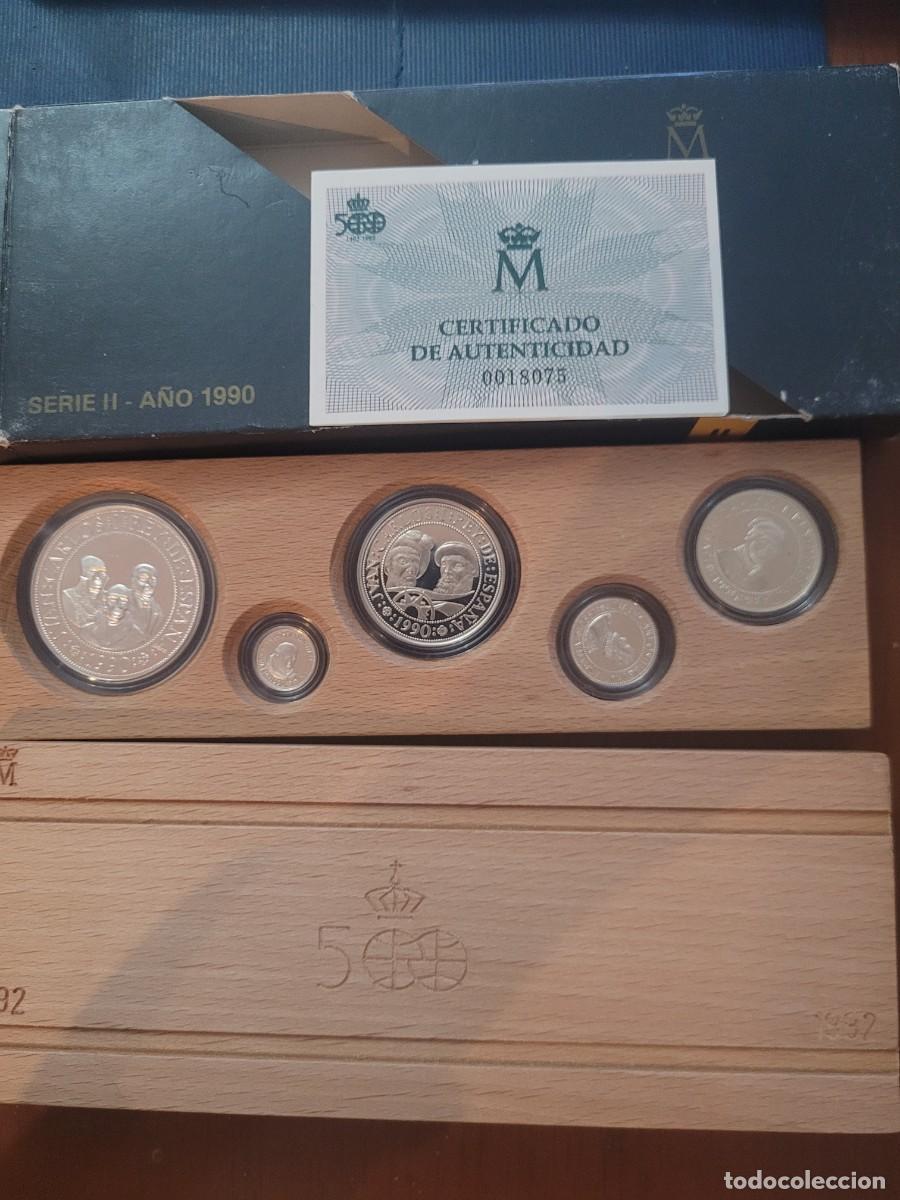 Alte M&uuml;nzen aus Europa: Monedas serie II 1990 500&ordm; aniversario Descubrimiento de Am&eacute;rica Espa&ntilde;a PLATA FLOR DE CU&Ntilde;O