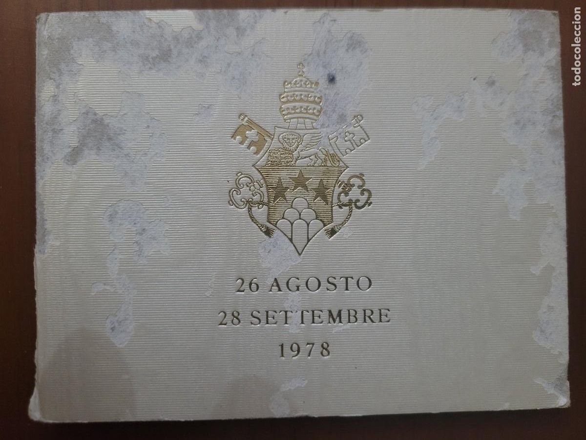 Alte M&uuml;nzen aus Europa: Cartera Moneda 1000 liras 1978 Ciudad del Vaticano PROOF
