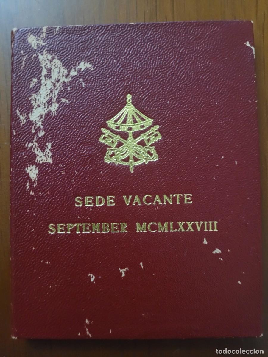 Alte M&uuml;nzen aus Europa: Cartera Moneda 500 liras 1978 Sede vacante Septiembre 1978 Ciudad del Vaticano PROOF