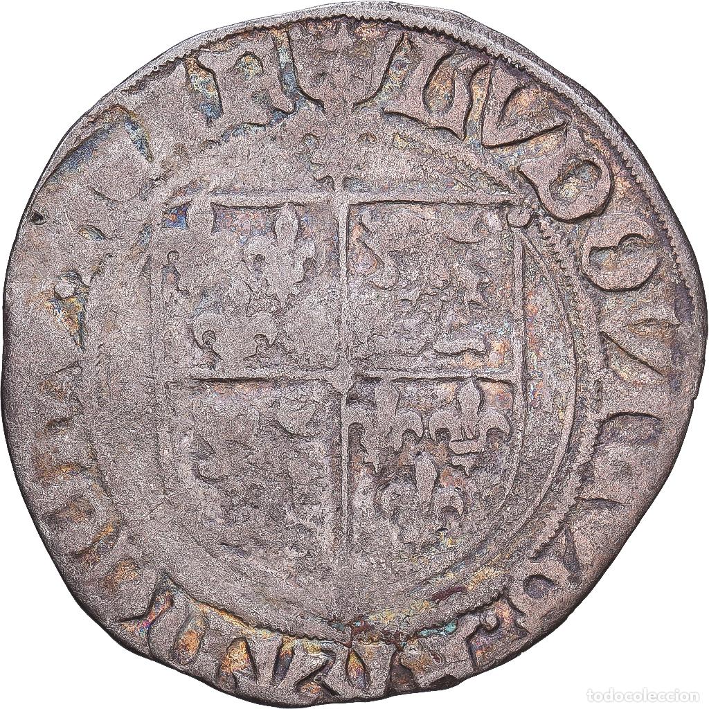 Monete antiche di Europa: [#1547553] Dauphin&eacute;, Louis XII, Douzain, 1498-1515, Mont&eacute;limar, Vell&oacute;n, BC, Duplessy:671