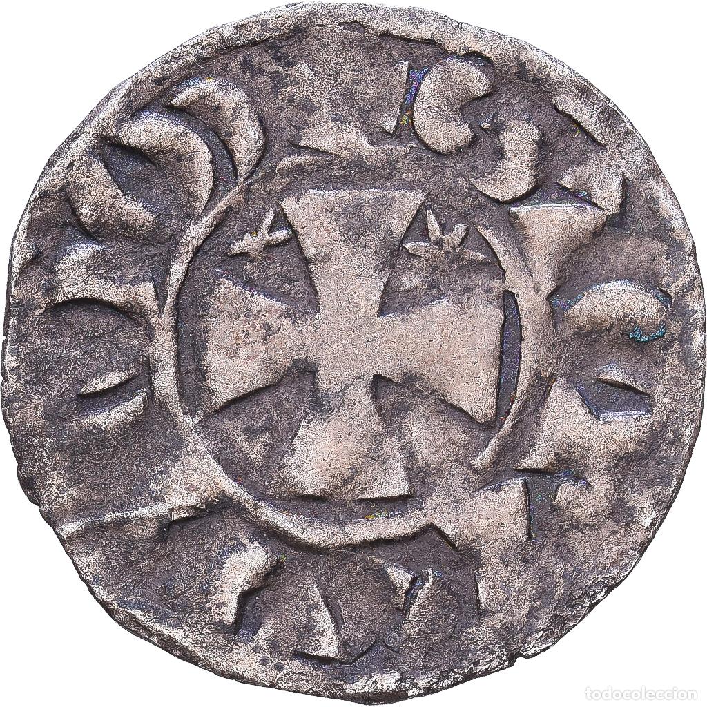 Alte M&uuml;nzen aus Europa: [#1547572] Francia, &Eacute;tienne Ier, Denarius, Siglo XII, Guingamp, Plata, BC+