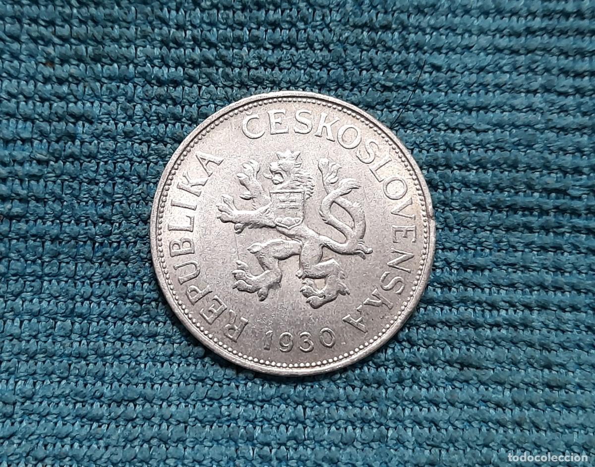 Alte M&uuml;nzen aus Europa: Checoslovaquia, 5 Coronas 1930