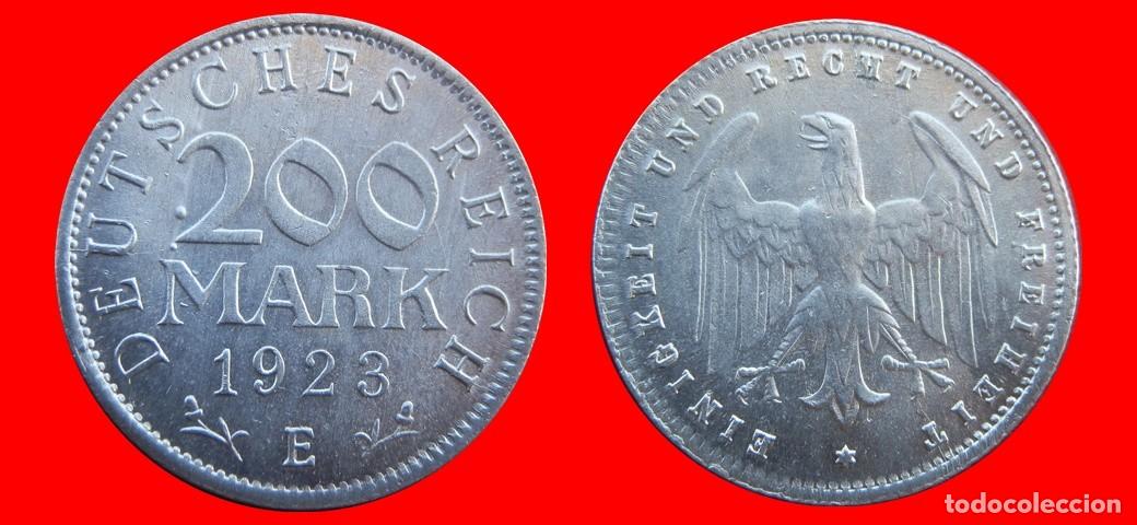 Alte M&uuml;nzen aus Europa: 200 MARCOS 1923E WEIMAR ALEMANIA-156754