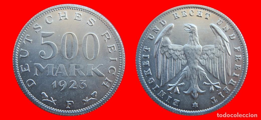 Monnaies anciennes de Europe: 500 MARCOS 1923F WEIMAR ALEMANIA-156757