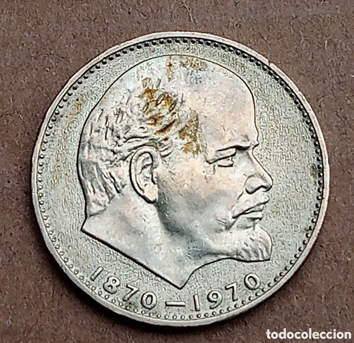 Monete antiche di Europa: CCCP - RUSIA - 1 Rublos 1970 - 100 Aniversario del nacimiento de Lenin - Bc