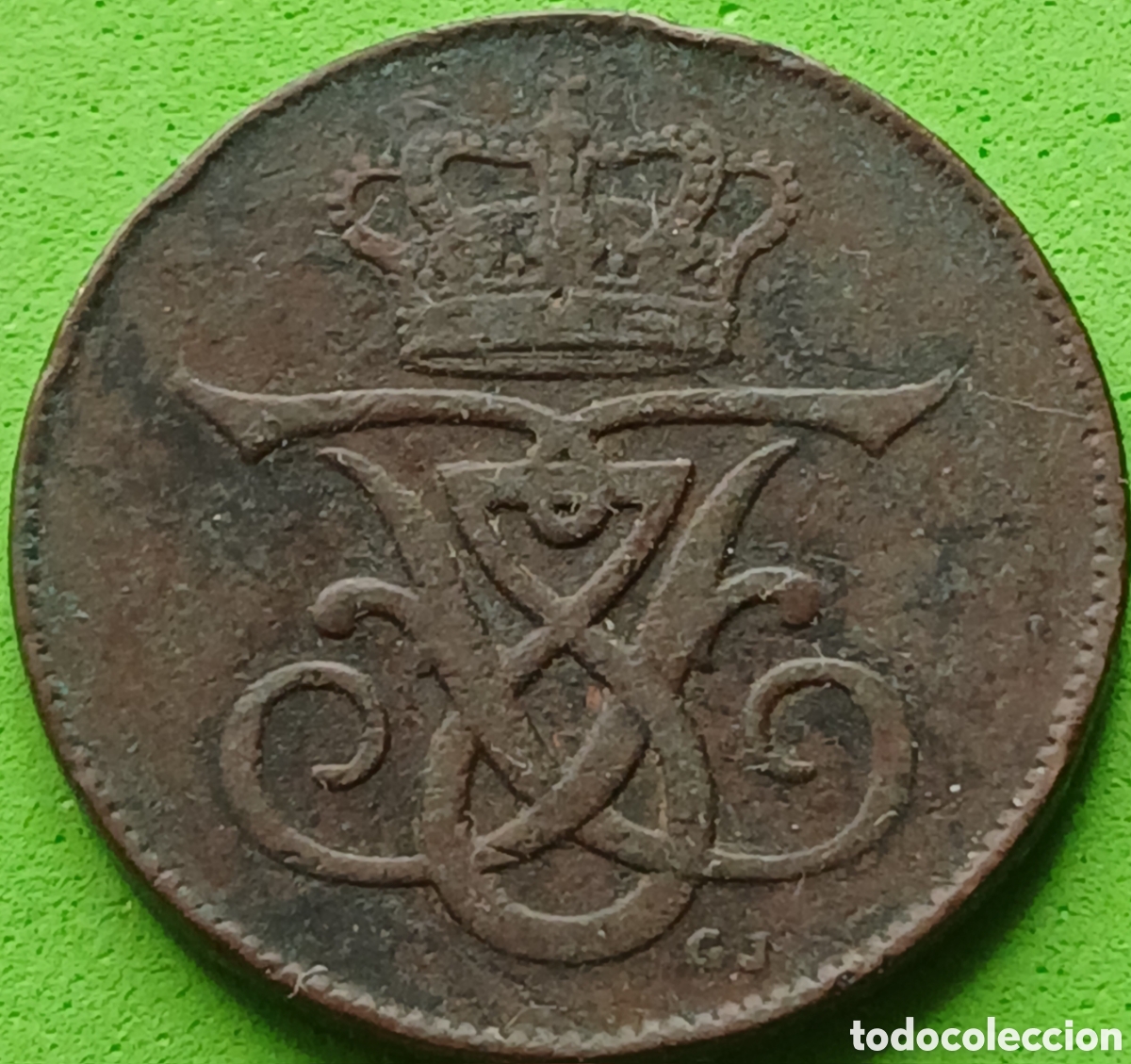 Monedas antiguas de Europa: Dinamarca 5 ore 1908 km#806 Poco com&uacute;n!!! - Foto 2