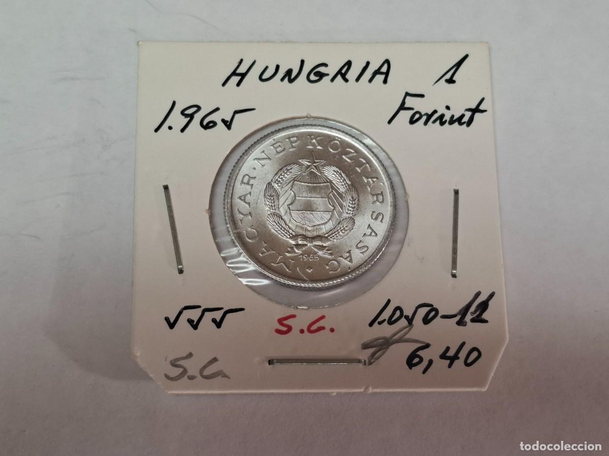 Old Coins of Europe: 1 FORINT de 1965 KM 555 HUNGRIA en SIN CIRCULAR
