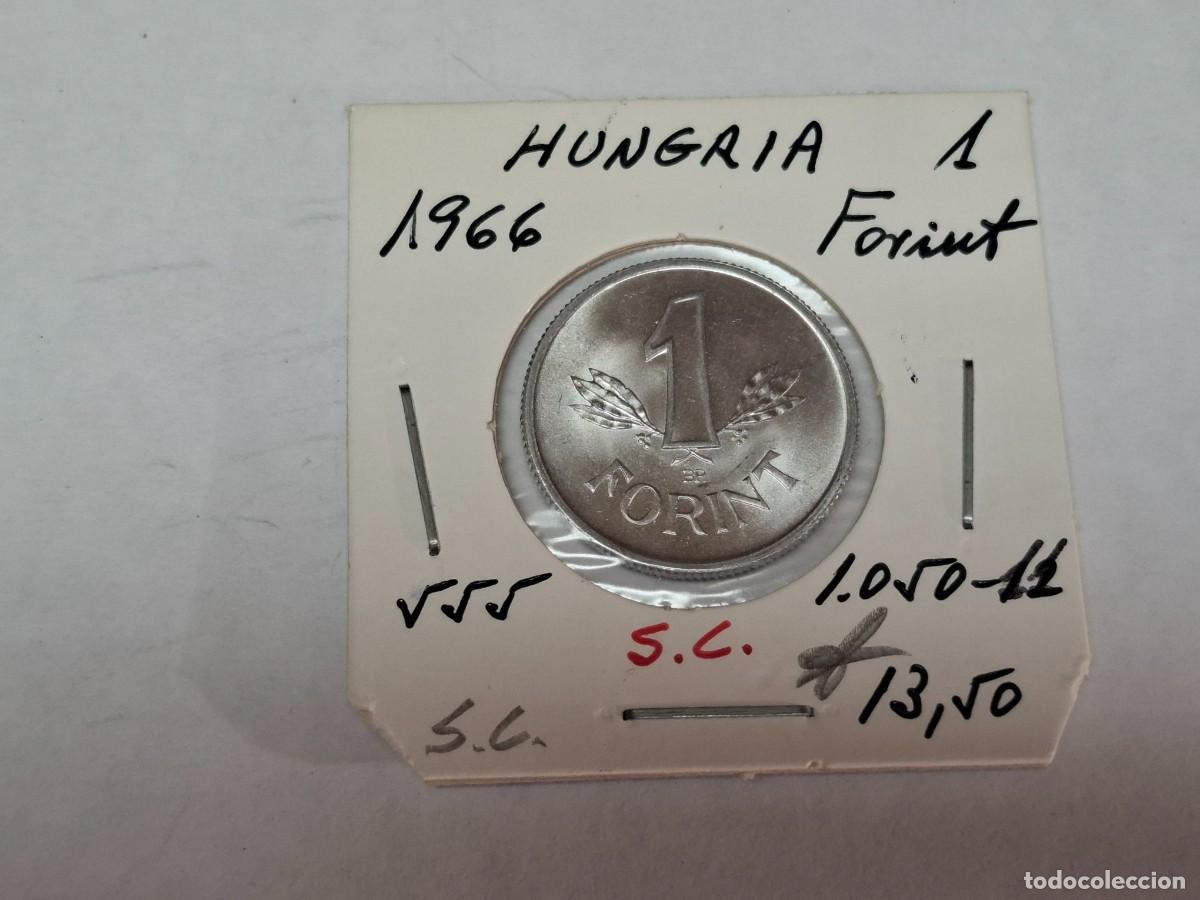 Moedas antigas da Europa: 1 FORINT de 1966 KM 555 HUNGRIA en SIN CIRCULAR