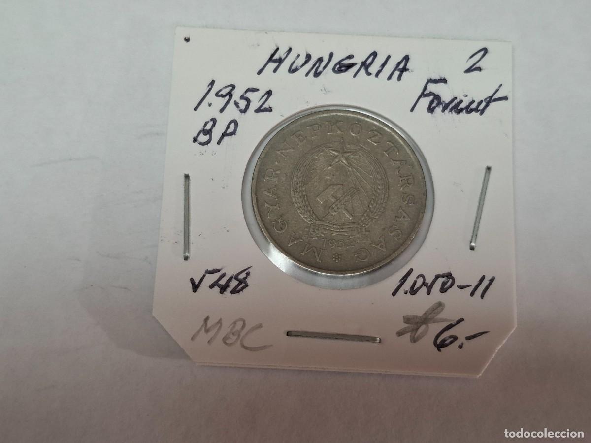 Monedas antiguas de Europa: 2 FORINT de 1952 BP KM 548 HUNGRIA en MBC