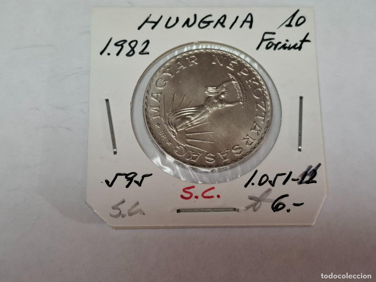 Monedas antiguas de Europa: 10 FORINT de 1982 KM 595 HUNGRIA en SIN CIRCULAR