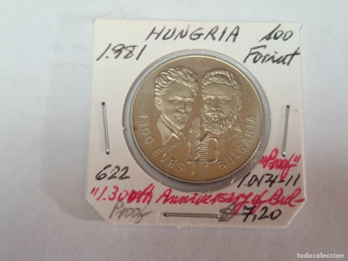 Monnaies anciennes de Europe: 100 FORINT de 1981 KM 622 HUNGRIA en PROOF