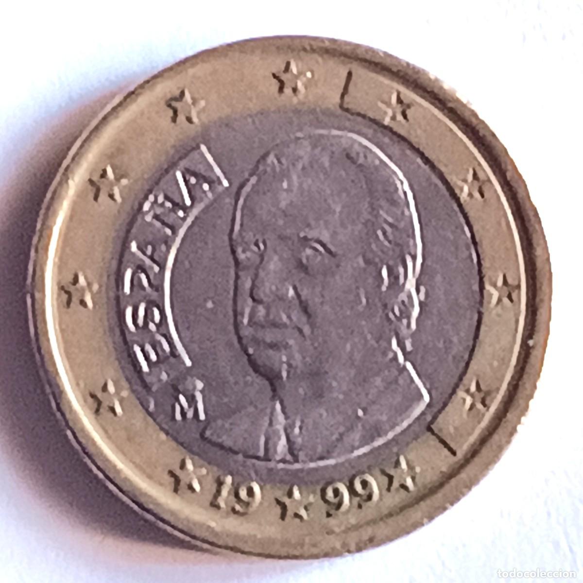 Monnaies anciennes de Europe: MONEDA 1 EURO - ESPA&Ntilde;A 1999 - CIRCULADA (6)