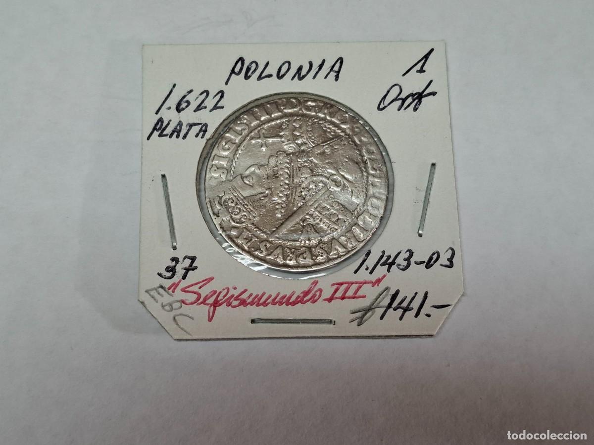 Monnaies anciennes de Europe: 1 ORT de PLATA de 1622 KM 37 POLONIA en EBC