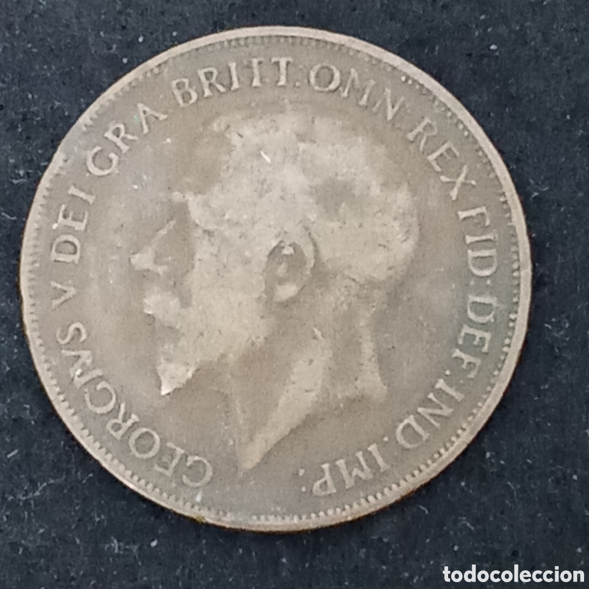 Monedas antiguas de Europa: Reino Unido 1 Penique a&ntilde;o 1917