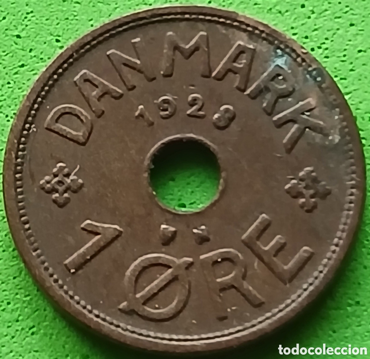 Monedas antiguas de Europa: Dinamarca 1 ore 1928 km#826
