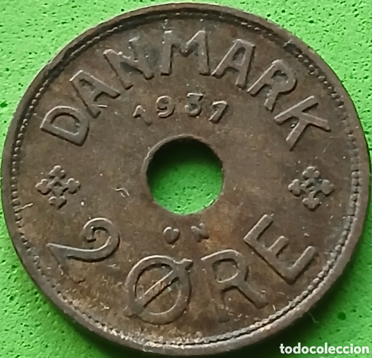 Monete antiche di Europa: Dinamarca 2 ore 1931 km#827
