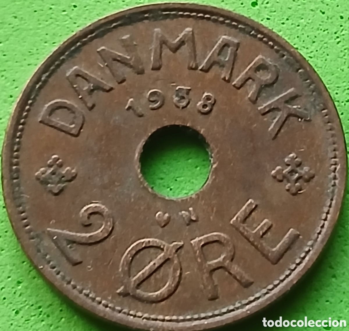 Monete antiche di Europa: Dinamarca 2 ore 1938 km#827