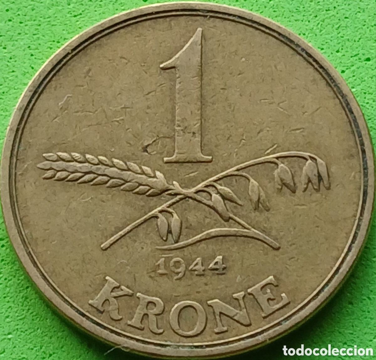 Monete antiche di Europa: Dinamarca 1 corona 1944 km#835