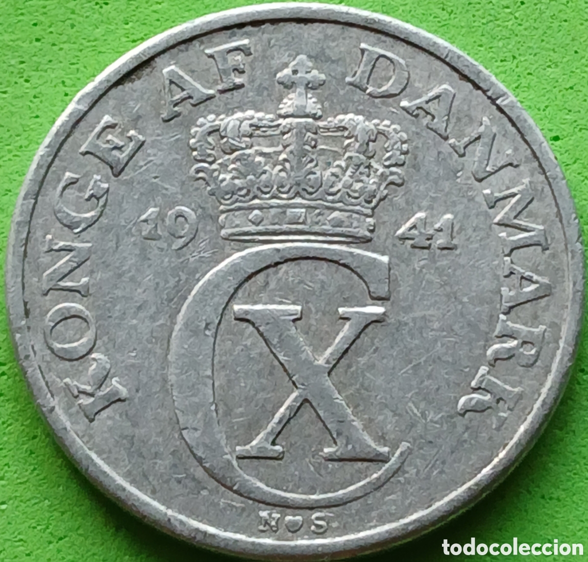 Monete antiche di Europa: Dinamarca 5 ore 1941 km#834