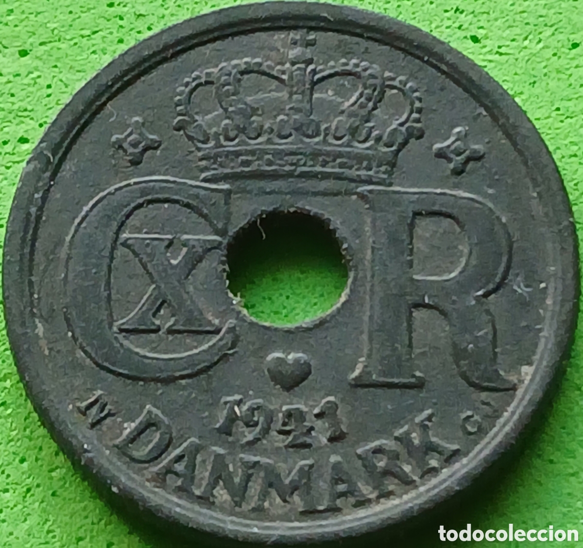 Monete antiche di Europa: Dinamarca 10 ore 1941 km#822a