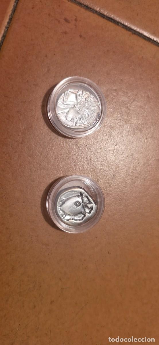 Moedas antigas da Europa: Preciosas reproducciones plata FNMT monedas griegas