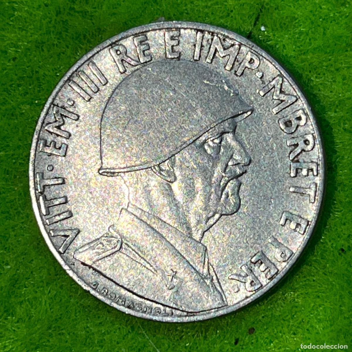 Old Coins of Europe: Albania 0,20 lek 1939, Ocupaci&oacute;n Italiana, 37410 G MO
