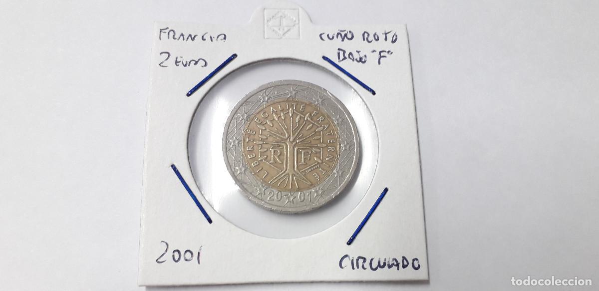 Monedas antiguas de Europa: 003877NUM-X0119-Francia- 2 &euro; -2001- Cu&ntilde;o roto en F - encartonada