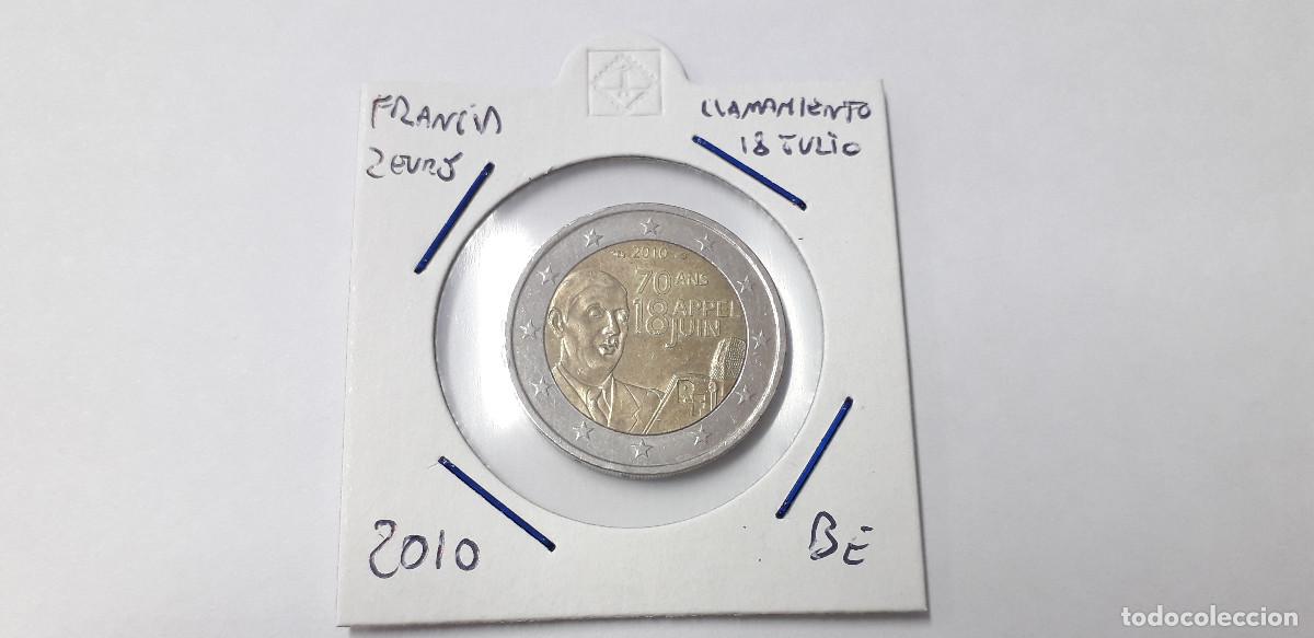 Monedas antiguas de Europa: 003879NUM-X0121-Francia- 2 &euro; -2010-Llamaminto 18 julio - encartonada
