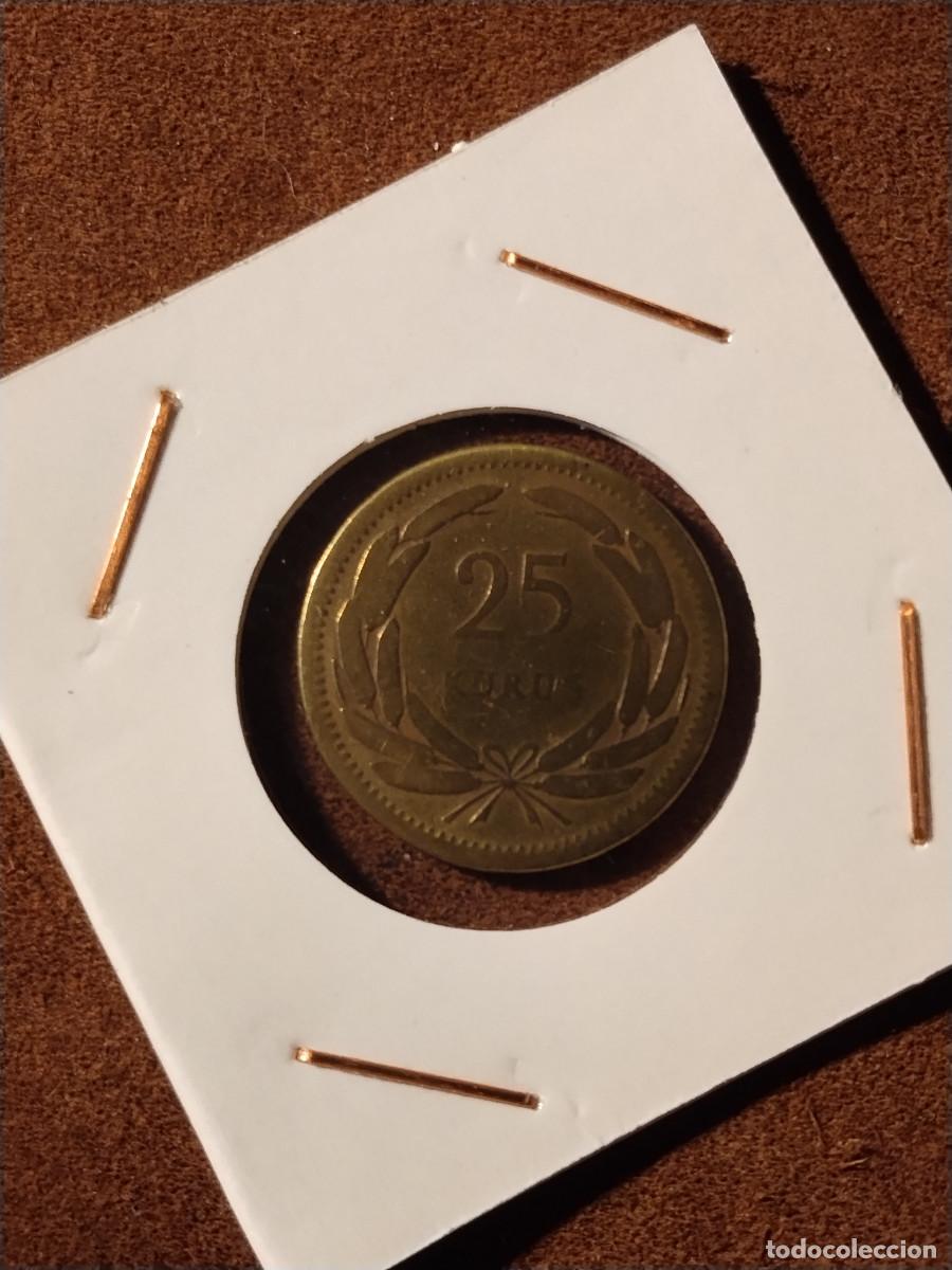 Old Coins of Europe: Turqu&iacute;a 25 Kurus 1946 Moneda Antigua Rep&uacute;blica de Turqu&iacute;a