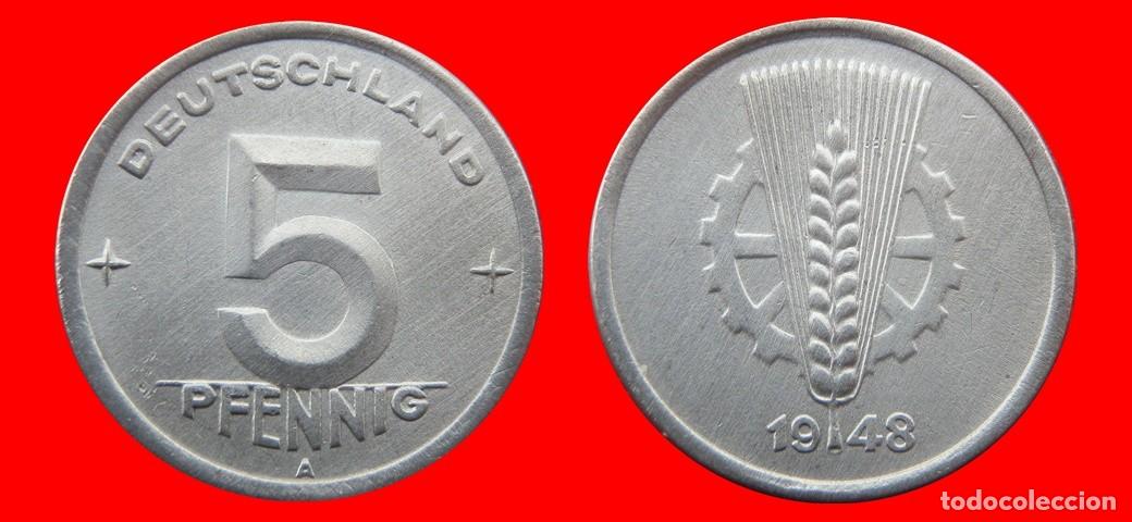 Monete antiche di Europa: 5 PFENNIG 1948A ALEMANIA REPUBLICA DEMOCRATICA DDR-156772