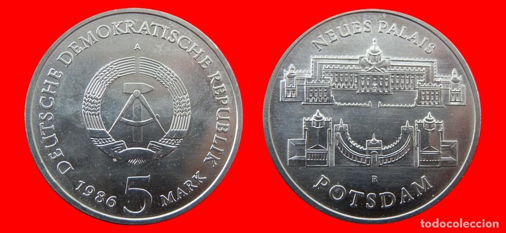 Old Coins of Europe: 5 MARCOS 1986 ALEMANIA REPUBLICA DEMOCRATICA DDR-156803