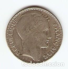 Old Coins of Europe: FRANCIA 10 FRANCOS DE PLATA 1931