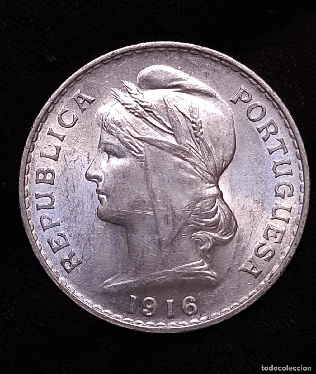 Monete antiche di Europa: Portugal - 50 Centavos 1916 PLATA