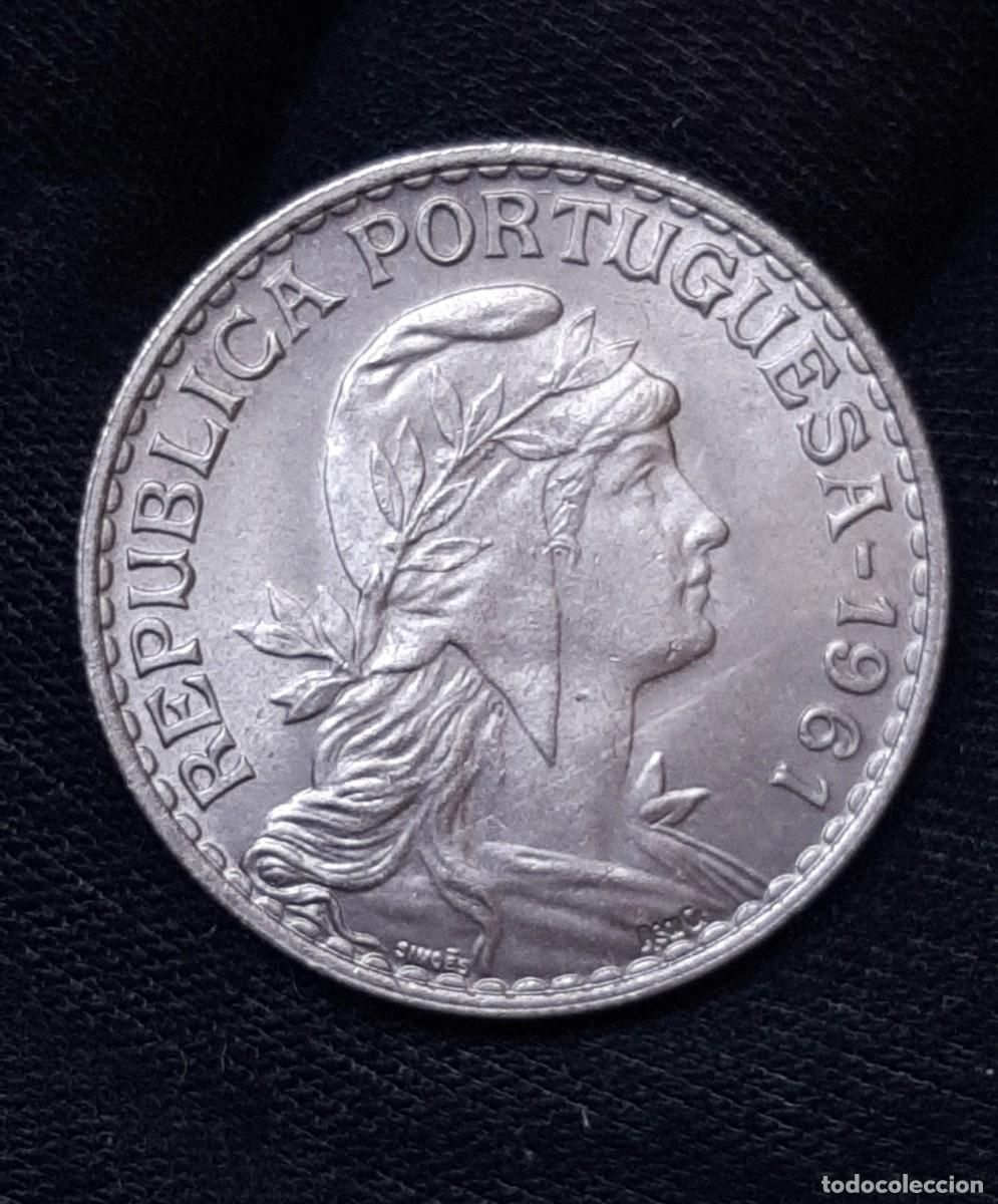 Monnaies anciennes de Europe: Portugal 1 Escudo 1961
